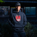 Sudadera Spitfire Bighead Fill Navy Red