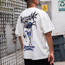 Playera Welcome Widow White Purple