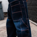 Pantalon Benzaa Carpintero Costuras Rojas
