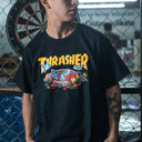 Playera Thrasher Blood Bath Black