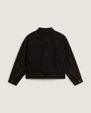 Chamarra Vans Check 5 Denim Trucker Black Vintage Cocoa
