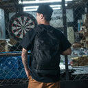 Mochila Mayas Script Negro Con Porta Tablas