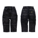 Pantalon Benzaa Negro Stone Wash Etiqueta Amarilla