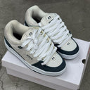 Tenis Globe Fusion Grey Blue Con Detalle