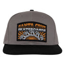 Gorra Santa Cruz Screaming Connect Snapback Brown