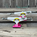 Trucks Shivers Gusnachas pro Blanco Rosa 147mm