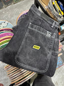 Pantalon Benzaa Negro Stone Wash Etiqueta Amarilla