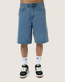 Short Vans Check 5 Baggy Denim