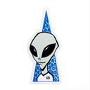 Sticker Alien Workshop Visitor Blue 13cm x 5cm