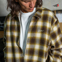 Jacket Vans Crestmont Plaid Shacket Oatmeal