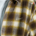 Jacket Vans Crestmont Plaid Shacket Oatmeal