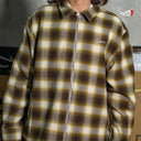 Jacket Vans Crestmont Plaid Shacket Oatmeal