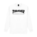 Playera Thrasher Skate Mag Longsleeve White