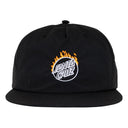 Gorra Santa Cruz Minimal Burnt Opus Snapback Negra