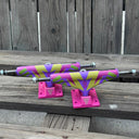 Trucks Shivers Bacter Pro Morado Rosa 147mm