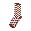Calcetas Vans Checker Crew Rust Bronze