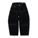 Pantalon Benzaa Doble Rodilla Negro