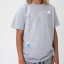 Playera Ripndip Hoops Pocket Heather Grey