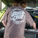 Playera Santa Cruz Razor Dot Center Mocha
