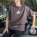 Playera Santa Cruz Razor Dot Center Mocha