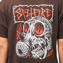Playera Spitfire Gasmask Dark Chocolate