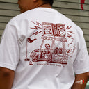 Playera Vans Boom Cart White