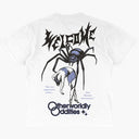 Playera Welcome Widow White Purple