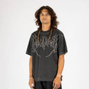 Playera Welcome Grapple Overprint Knit