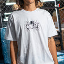 Playera Benzaa Ladrillos Blanca