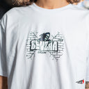Playera Benzaa Ladrillos Blanca