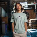 Playera Benzaa Ladrillos Gris