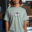 Playera Benzaa Ladrillos Gris