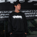 Playera Chilango Skate x Flat Boy Negra *Multitud