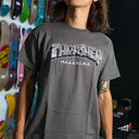 Playera Thrasher Disco by Spanky Charcoal