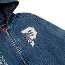 Chamarra Primitive Outsider Demin Zip
