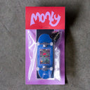 Fingerboard Monty Rosa Fondo Azul Completa