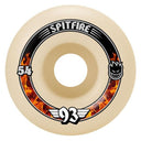 Ruedas Spitfire F4 93Du Radials Natural Orange 54mm