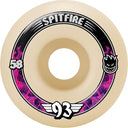 Ruedas Spitfire F4 93Du Radials Natural Pink 58mm