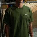 Playera Vans New Left Chest Green