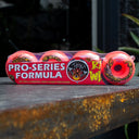 Ruedas Rata V8 Roberto Ashley Radial Shape Rojo Neon