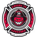 Sticker Spitfire Engine 29 Maltese Sticker 9.5 cm