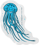 Sticker Spitfire x Atlantic Drift 9.5x9cm