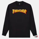 Playera Thrasher Stacked Longsleeve Black