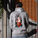 Sudadera As de Paz Locos Gris