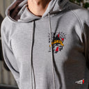 Sudadera As de Paz Locos Gris