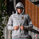 Sudadera As de Paz Locos Gris
