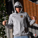 Sudadera As de Paz Locos Gris