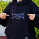 Sudadera Benzaa Negra Logo 2026