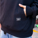 Sudadera Benzaa Negra Logo 2026