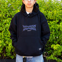 Sudadera Benzaa Negra Logo 2026